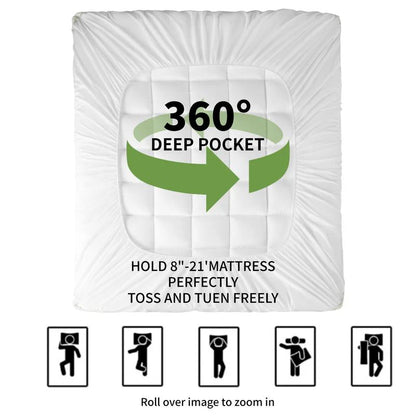 Bamboo Cooling Mattress Topper